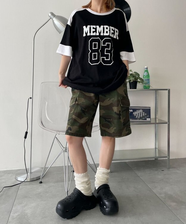 WEGO ナンバリングロゴBIG　T ブラック