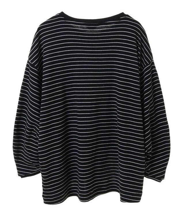 AMERICAN HOLIC 接触冷感7分袖タックスリーブカットプルオーバー Border