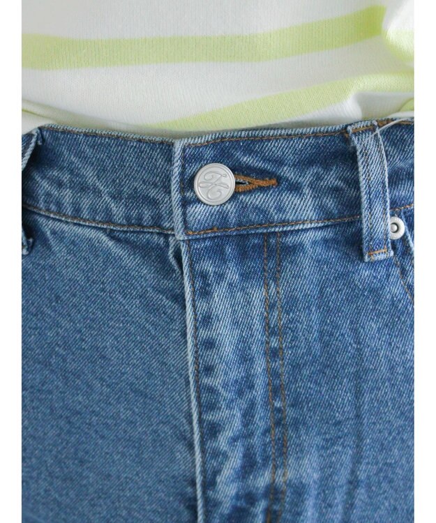 Te chichi ストレートデニムパンツ サックスブルー