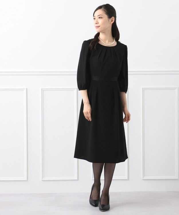 組曲 NOIR ガーシュストレッチバーズアイ ブラック系