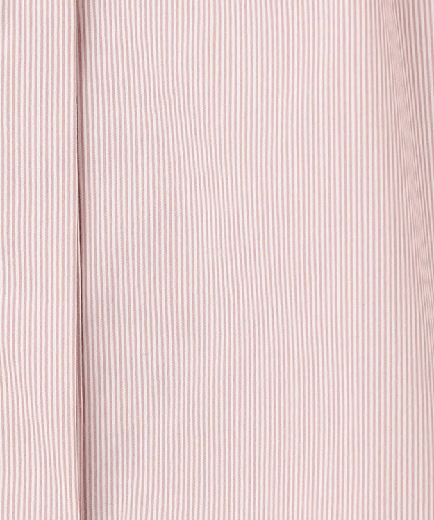 J.PRESS LADIES 【洗える】 BEZ VEGA フリル ストライプ ブラウス ピンク系1