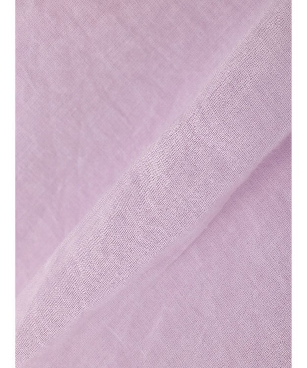 Green Parks インド綿　柔らかボイルシャツ Lavender