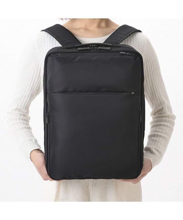 ACE BAGS & LUGGAGE ace. エース ガジェタブルR リュック 14L A4ファイル 14.0インチPC対応 ハーネス細め 68005 ブラック