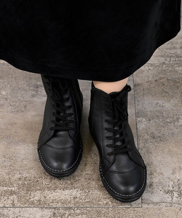 Pointer 本革軽量ブーツ レディース ブラック