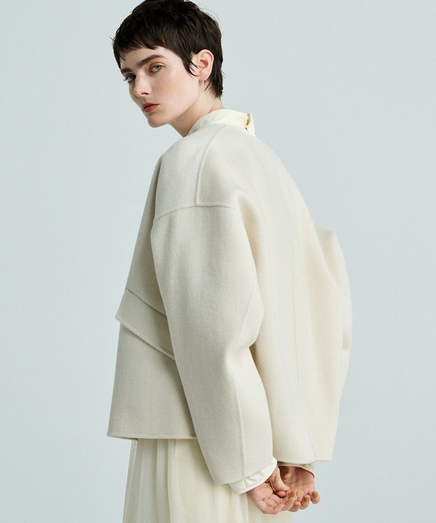 uncrave 【WEB限定】リバージャケット（uncrave WHITE） エクリュ