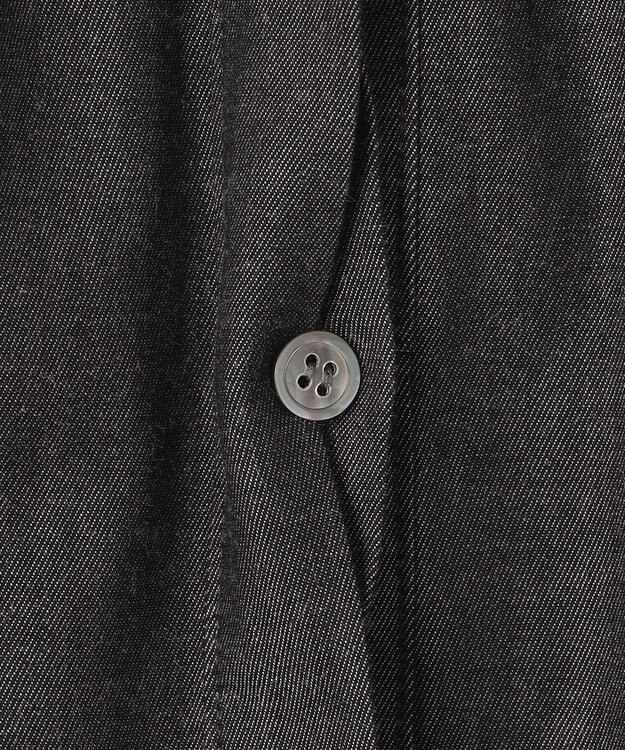 BEIGE， POMEGRANATE / ギャザーワンピース Chambray Black