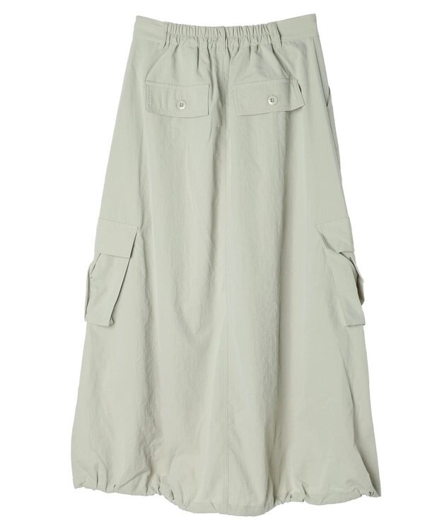 earth music&ecology バルーンカーゴスカート Light Green