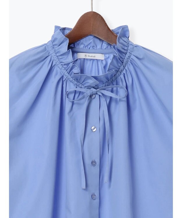 Te chichi レースカフスブラウス ブルー