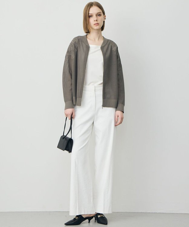 ICB レーヨンブライトポンチ キャミソール オフホワイト