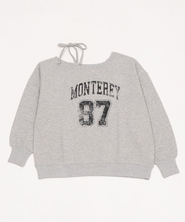 WEGO 裏起毛2WAYグラフィックワンショルBIGスウェット 柄1