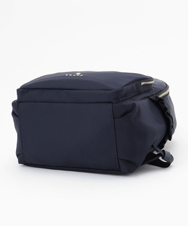 TOCCA 【A4サイズ対応・撥水】SIDE FRILL BACKPACK バックパック ネイビー系