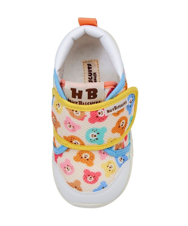 MIKI HOUSE HOT BISCUITS 【14-15cm】 パステルビーンズ セカンドベビーシューズ 白