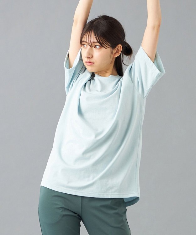 Chacott HandsomeCotton オーバーTシャツ アイスグリーン