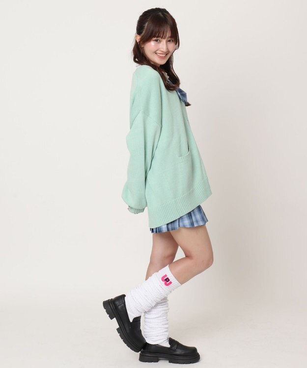 WEGO 【SCHOOLITEM】ワールドペガサスコラボルーズソックス120cm ホワイト