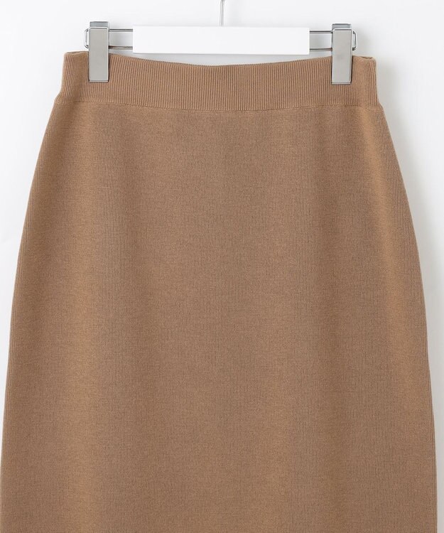 自由区 S 【カタログ掲載・セットアップ対応・洗える】スムージーニット スカート モカ