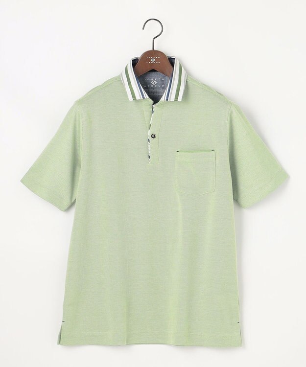 JOSEPH ABBOUD 【愛されて21年！オーガニックコットン使用】ダディ ポロシャツ ライトグリーン系