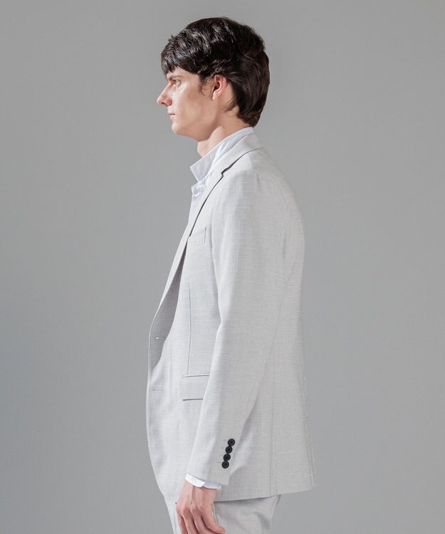 JOSEPH HOMME スムーススラブストレッチ　ジャケット ライトグレー系