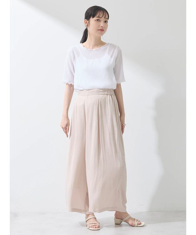 earth music&ecology シアープルオーバー Ivory