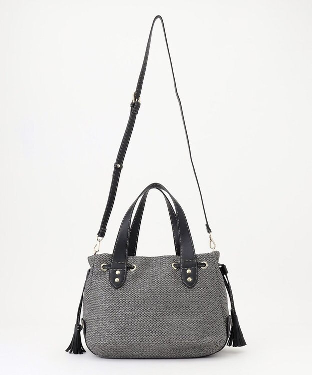 LA BAGAGERIE サイドタッセルサマートート　Mサイズ グレー