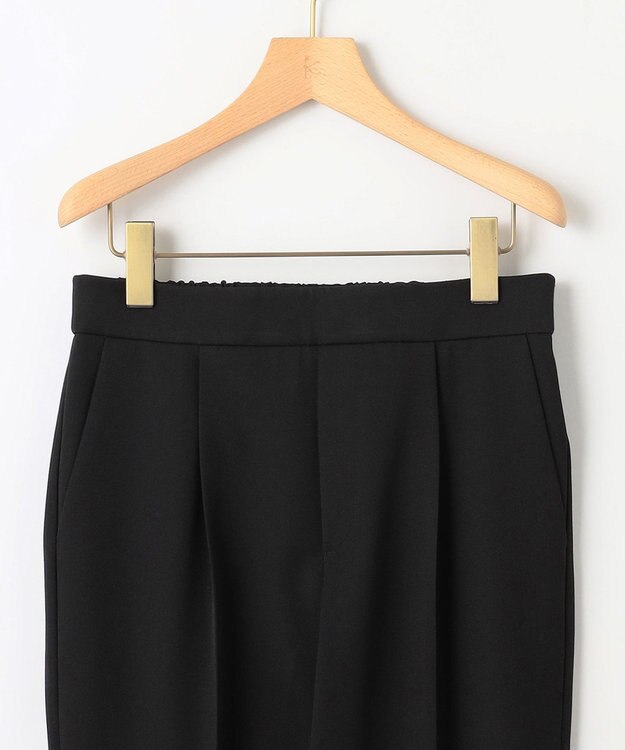 組曲 【KUMIKYOKU NAVY】ウーステッドライククロス イージーパンツ ブラック系