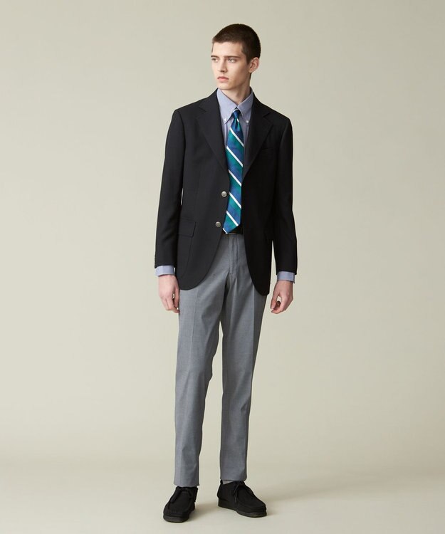 J.PRESS MEN 【KING SIZE】【定番】JAPAN CRAFT CLOTH サマーメッシュ ブレザー ネイビー系