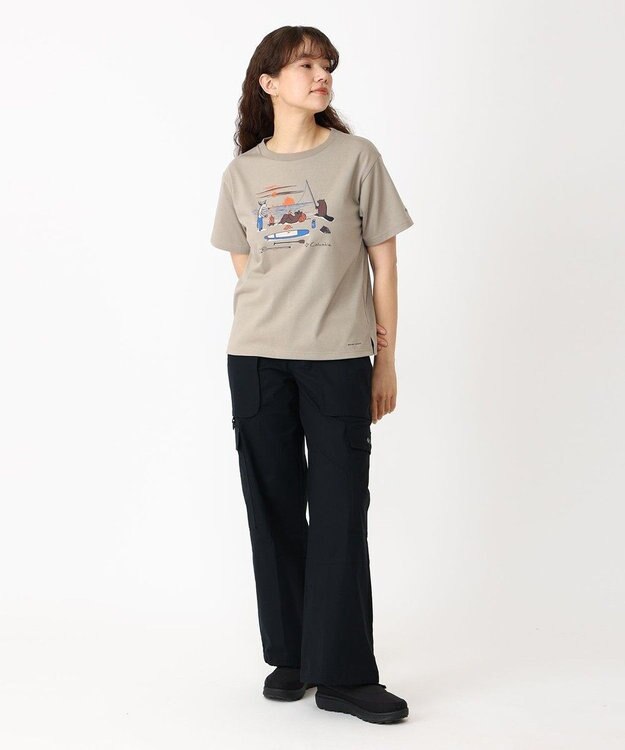 Columbia Columbia/ ウィメンズレイクトゥーアベニューショートスリーブTシャツ /コロンビア Tusk