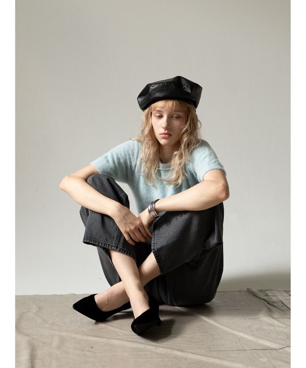 Te chichi 【EDWIN別注】カーブテーパードデニム《2025Autumn catalog item》 ブラック