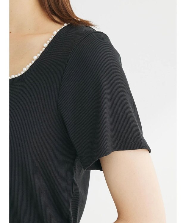 Green Parks ・ＳＵＧＡＲ　ＳＰＯＯＮ　パールスクエアプルオーバー Black