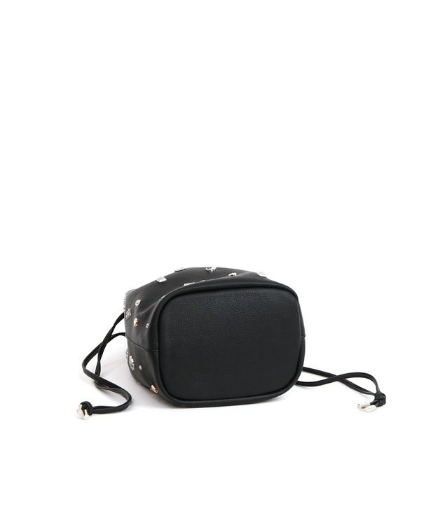 UNBILLION カカトゥ kakatoo / WEB限定ビジューミックスチャーム ドロストバッグ ブラック