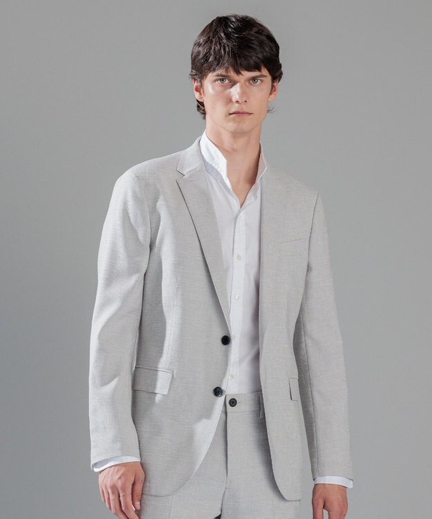 JOSEPH HOMME スムーススラブストレッチ　ジャケット ライトグレー系