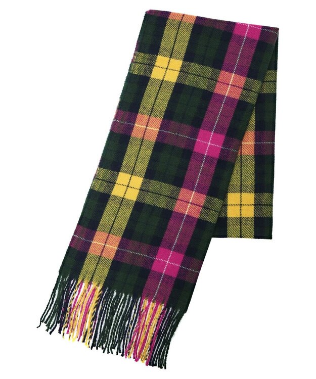 Green Parks カラーチェックストール Yellow