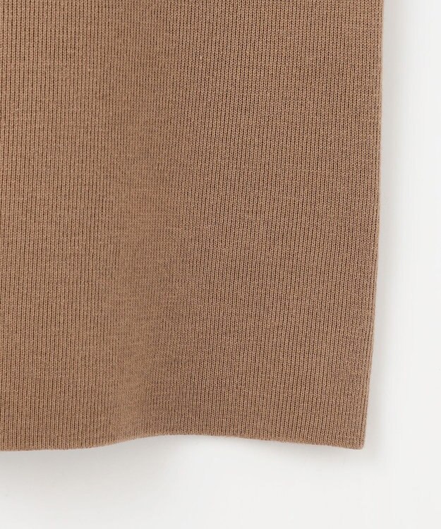 自由区 S 【カタログ掲載・セットアップ対応・洗える】スムージーニット スカート モカ