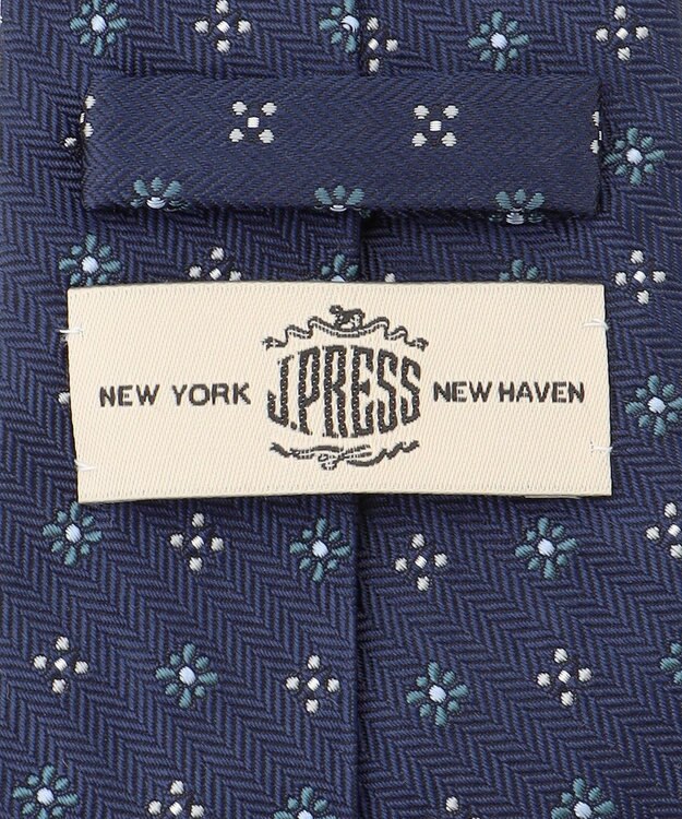 J.PRESS MEN 【VINTAGE JACQUARD COLLECTION】小紋柄 ネクタイ ネイビー系8