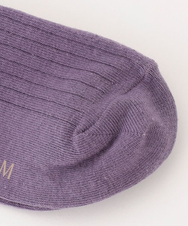 ANY KIDS タイツ（リブ×リボン） パープル