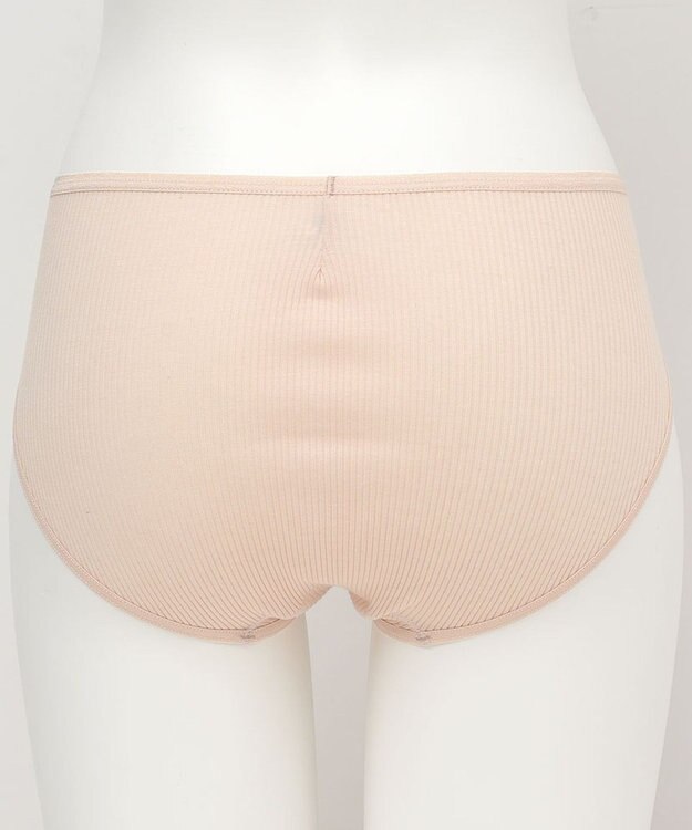 Wing ショーツ 【デイリーフィット リブ】 リブ素材(身生地部) はきこみ丈ふつう EC2400 ウイング／ワコール ベージュ