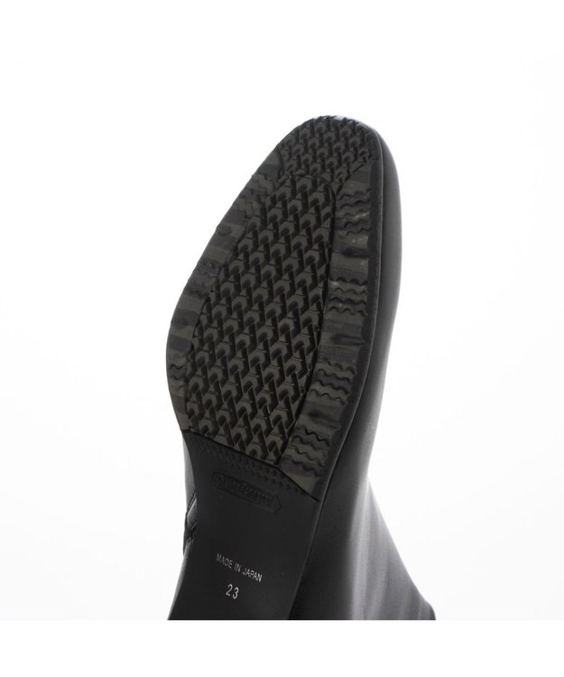 MODE ET JACOMO <D'ICI>ラウンドスクエアトゥショートブーツ ブラック