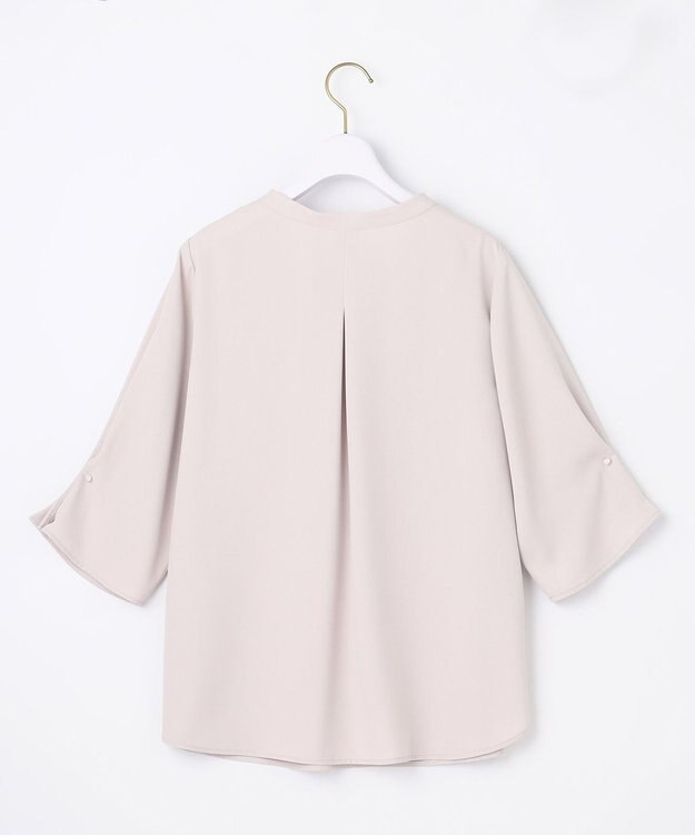 ANY SIS 【洗える】カフリングポイント ブラウス ローズグレー