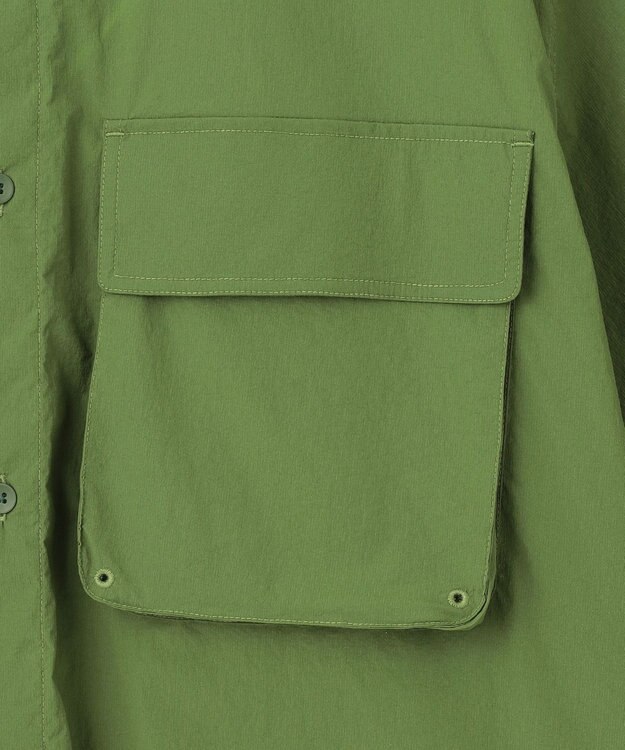 UNFILO MENS Light Move ポケットシャツ [24年春夏商品] ライトグリーン