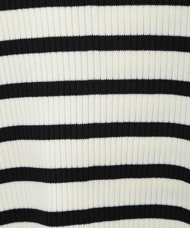 Green Parks ＺＩＰ付きニットカーディガン Border