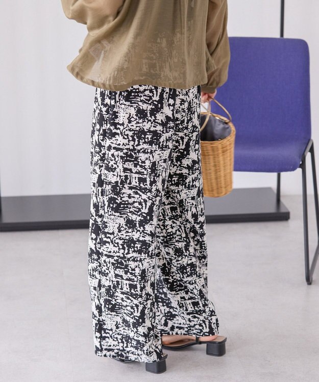 AMERICAN HOLIC アソートギャザー柄パンツ【WEB限定カラー・サイズ有り】 Black