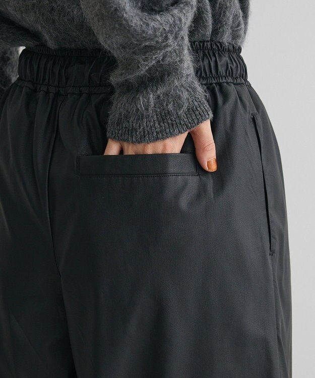 CRAFT STANDARD BOUTIQUE ウエストコードハーフパンツ Black