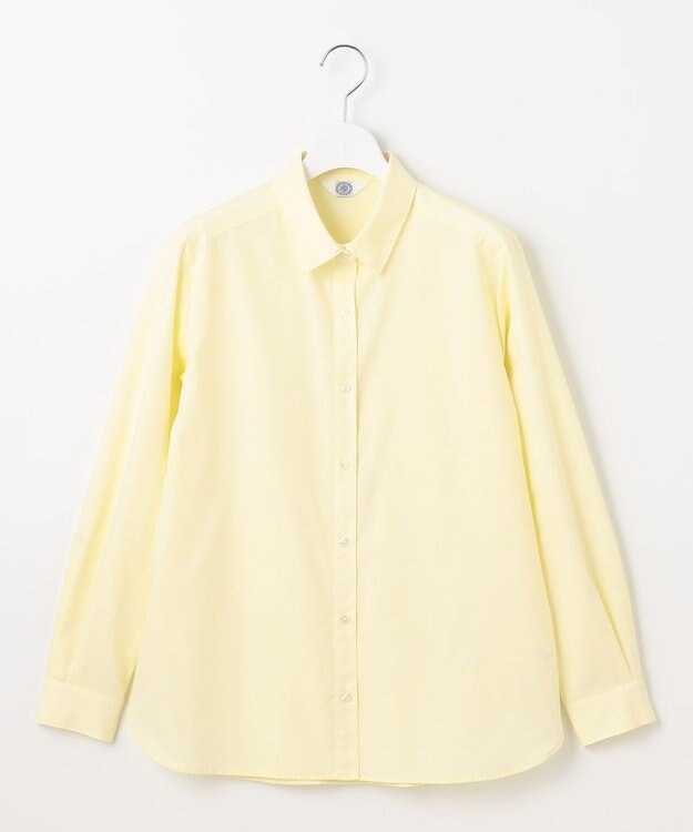J.PRESS LADIES 【WEB限定・洗える】クラシックピンオックス シャツ イエロー系