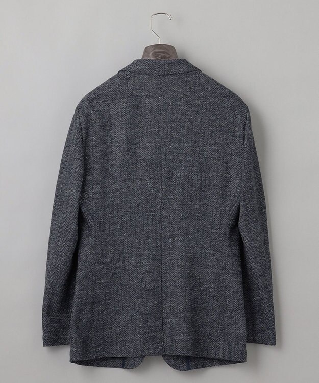 GOTAIRIKU 【宮田毛織】リネンジャージー カーディガンジャケット ネイビー系8