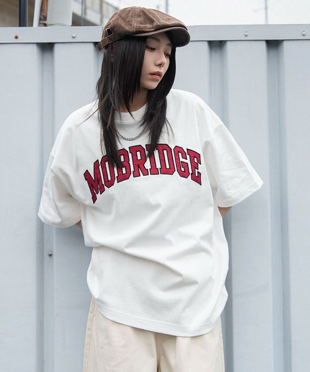 WEGO 【ユニセックス着用ITEM】アクセ付きグラフィックT（SS） ホワイト