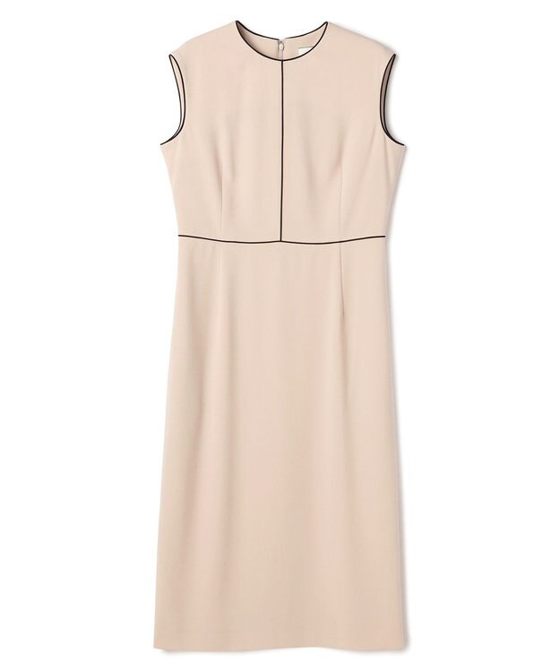 BEIGE， 【セットアップ対応】CINDY / クルーネックドレス Nude × Black