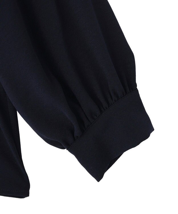 YECCA VECCA ラッフルブラウス Navy
