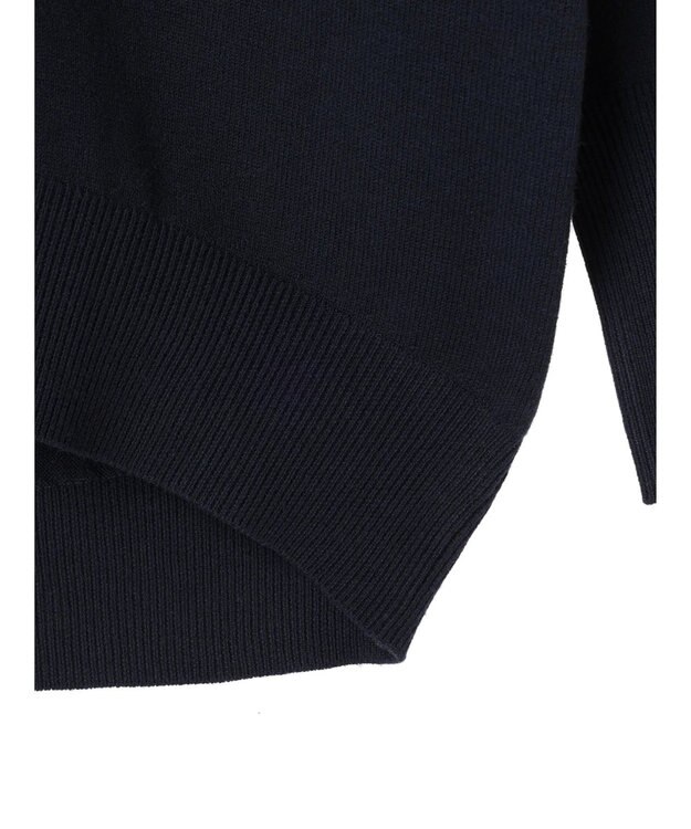 Green Parks もちやわ　モックネックプルオーバー Navy