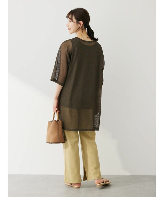 Green Parks ＳＥＴ２点メッシュラグランチュニック Khaki