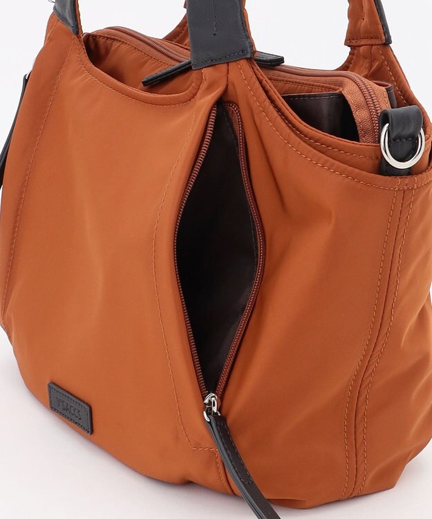 Y'SACCS ふんわりラウンド2WAYトート Sサイズ オレンジ