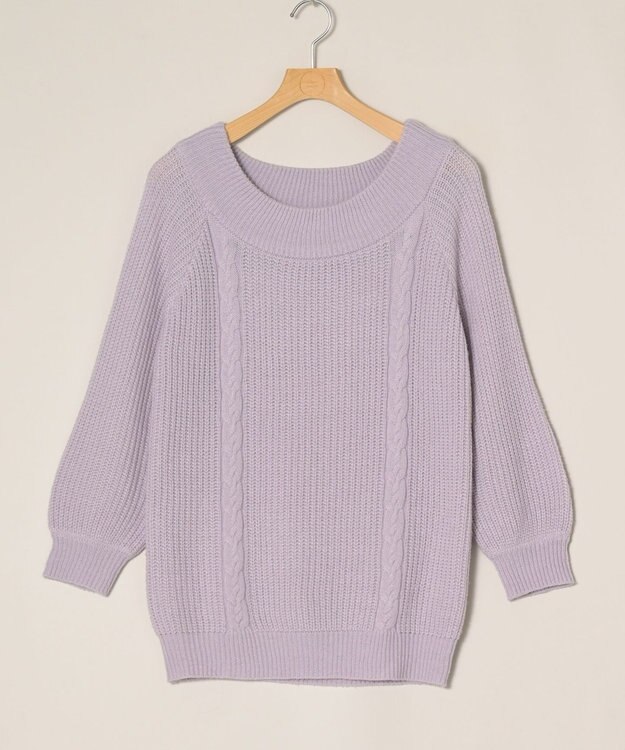 ONWARD Reuse Park 【any FAM】ニット秋冬 パープル